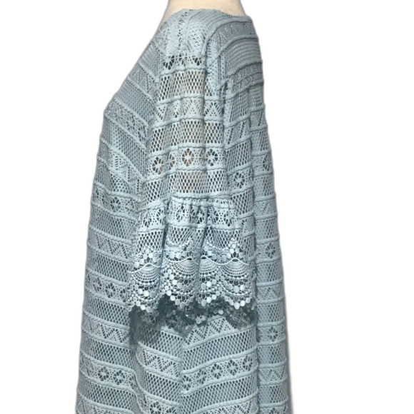 Lane Bryant Blue Lace Midi Dress - Picture 4 of 12